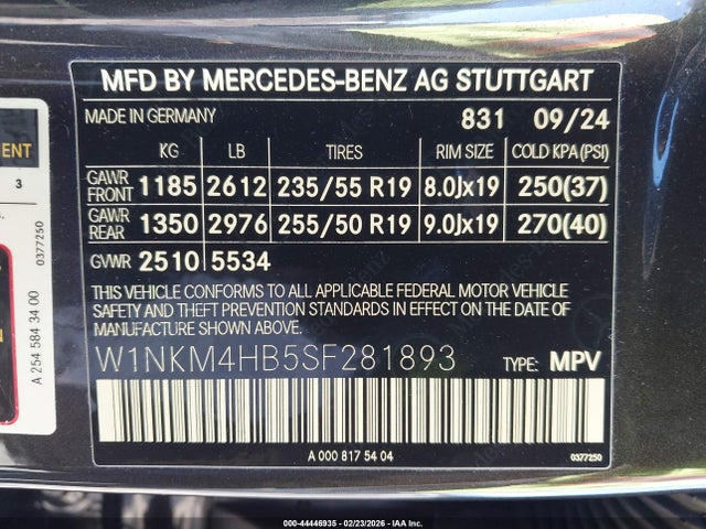 W1NKM4HB5SF281893 Mercedes-Benz Glc 300 4matic Suv