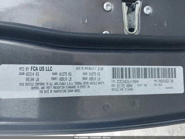 Dodge Charger Sxt Rwd 2020 2C3CDXBG3LH139600 Image 9