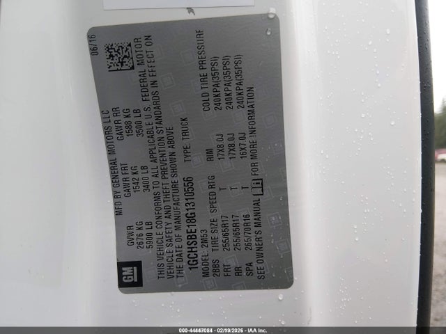 1GCHSBE18G1310556 Chevrolet Colorado Wt