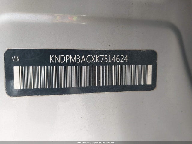 Aukcja sprzedaży 2019 Kia Sportage Lx, vin: KNDPM3ACXK7514624, numer aukcji: 44447121