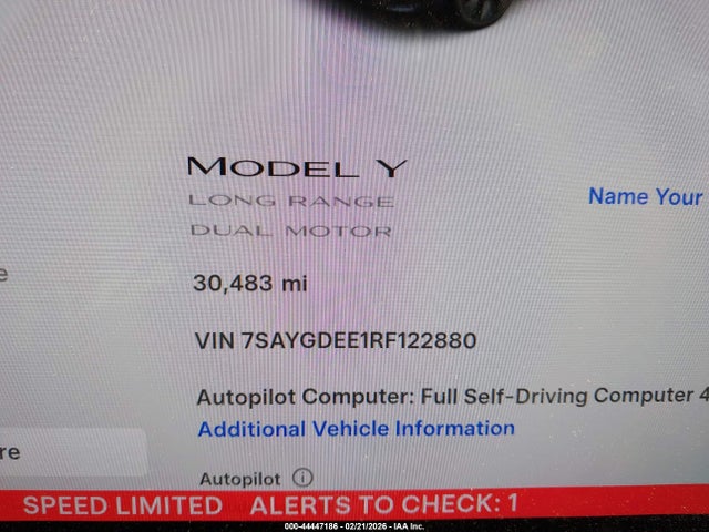 2024 TESLA MODEL Y 7SAYGDEE1RF122880 Photo 6