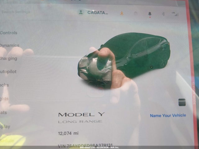 Aukcja sprzedaży 2025 Tesla Model Y Long Range Dual Motor Rear-wheel Drive, vin: 7SAYGDED9SA378131, numer aukcji: 44447230
