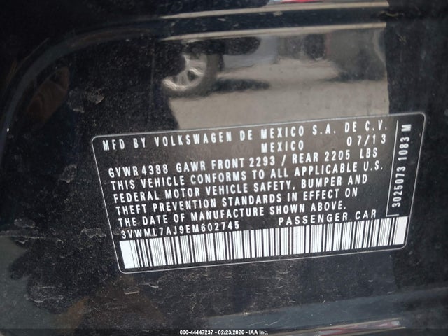 3VWML7AJ9EM602745 Volkswagen Jetta Sportwagen 2.0l Tdi