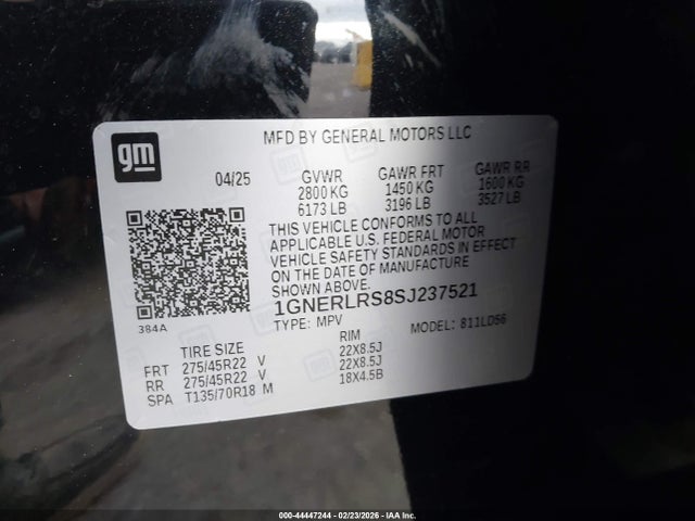 1GNERLRS8SJ237521 Chevrolet Traverse Fwd Rs