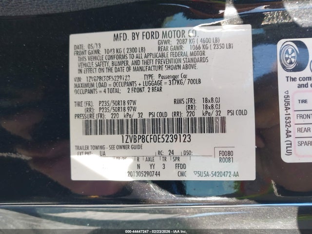 Ford Mustang Gt Premium 2014 1ZVBP8CF0E5239123 Image 9