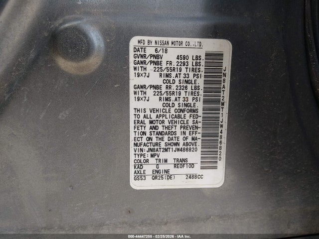 Nissan Rogue Sl 2018 JN8AT2MT1JW486820 Image 9