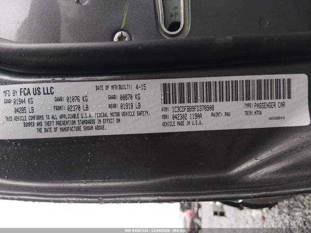 1C3CDFBB9FD378908 Dodge DART SXT