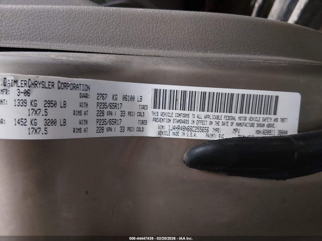 2005 Jeep Grand Cherokee Laredo მანქანა იყიდება აუქციონზე, vin: 1J4GR48K15C707299, აუქციონის ნომერი: 44447439