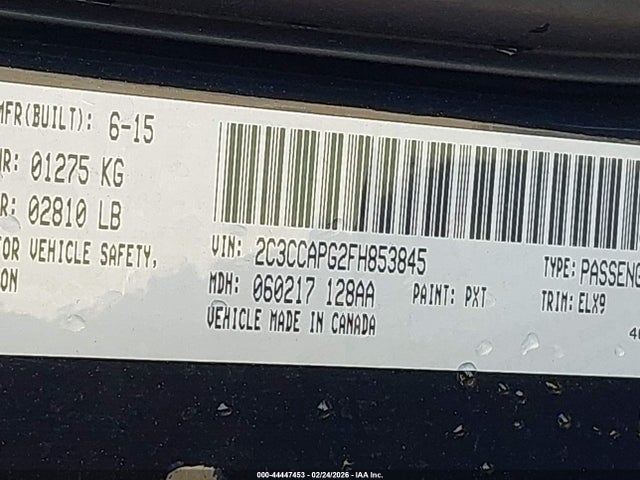 2015 CHRYSLER 300C 2C3CCAPG2FH853845 Photo 8