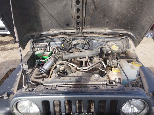 2002 Jeep Wrangler X მანქანა იყიდება აუქციონზე, vin: 1J4FA39S02P726457, აუქციონის ნომერი: 44447494