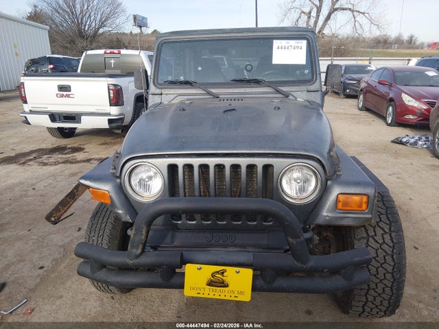 2002 Jeep Wrangler X მანქანა იყიდება აუქციონზე, vin: 1J4FA39S02P726457, აუქციონის ნომერი: 44447494