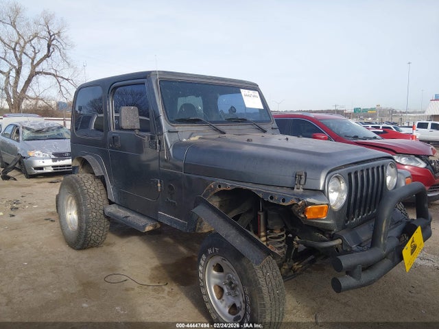 2002 Jeep Wrangler X მანქანა იყიდება აუქციონზე, vin: 1J4FA39S02P726457, აუქციონის ნომერი: 44447494