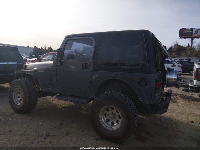 2002 Jeep Wrangler X მანქანა იყიდება აუქციონზე, vin: 1J4FA39S02P726457, აუქციონის ნომერი: 44447494