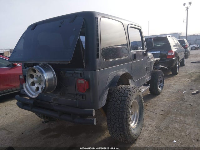2002 Jeep Wrangler X მანქანა იყიდება აუქციონზე, vin: 1J4FA39S02P726457, აუქციონის ნომერი: 44447494