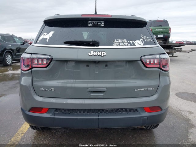 44447504 :رقم المزاد ، 3C4NJDCB0LT178442 vin ، 2020 Jeep Compass Limited 4x4 مزاد بيع
