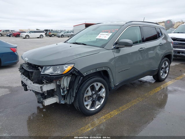 44447504 :رقم المزاد ، 3C4NJDCB0LT178442 vin ، 2020 Jeep Compass Limited 4x4 مزاد بيع