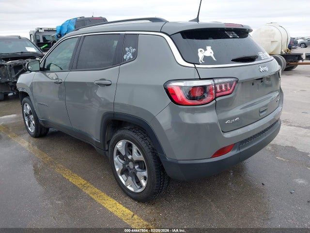 44447504 :رقم المزاد ، 3C4NJDCB0LT178442 vin ، 2020 Jeep Compass Limited 4x4 مزاد بيع