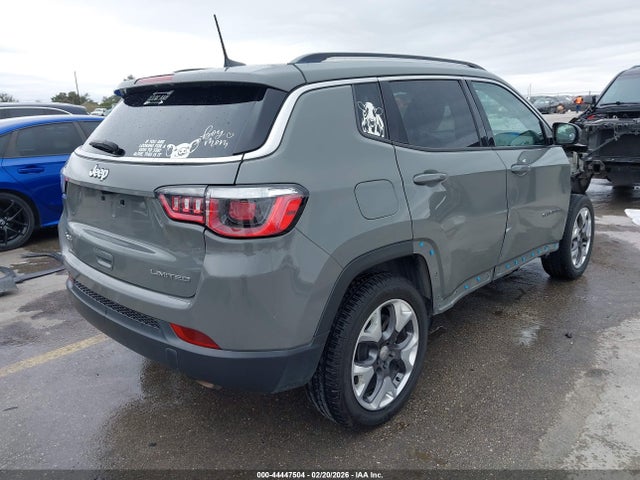 44447504 :رقم المزاد ، 3C4NJDCB0LT178442 vin ، 2020 Jeep Compass Limited 4x4 مزاد بيع