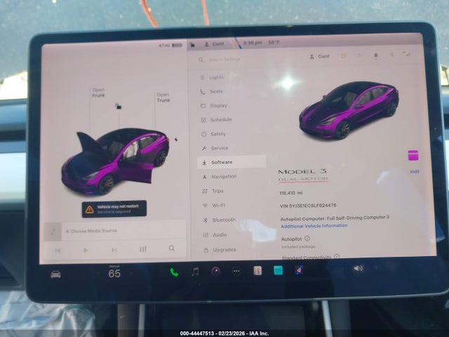 Aukcja sprzedaży 2020 Tesla Model 3 Performance Dual Motor All-wheel Drive, vin: 5YJ3E1EC8LF624478, numer aukcji: 44447513