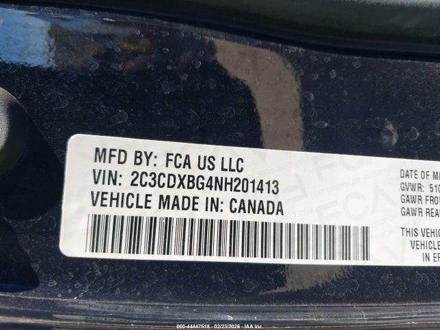 Dodge Charger Sxt Rwd 2022 2C3CDXBG4NH201413 Image 9