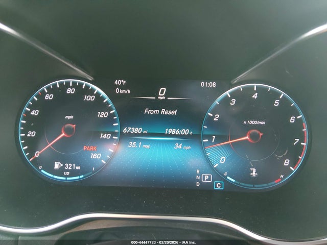 2020 Mercedes-benz Glc 300 4matic მანქანა იყიდება აუქციონზე, vin: W1N0G8EB6LF842436, აუქციონის ნომერი: 44447723