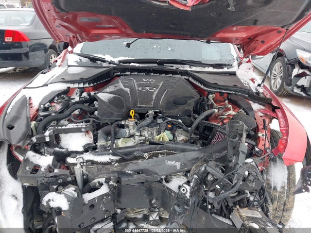 2023 Infiniti Q50 Red Sport 400 Awd მანქანა იყიდება აუქციონზე, vin: JN1FV7DR6PM590028, აუქციონის ნომერი: 44447728