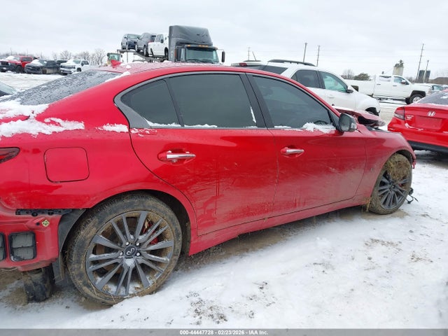 2023 Infiniti Q50 Red Sport 400 Awd მანქანა იყიდება აუქციონზე, vin: JN1FV7DR6PM590028, აუქციონის ნომერი: 44447728
