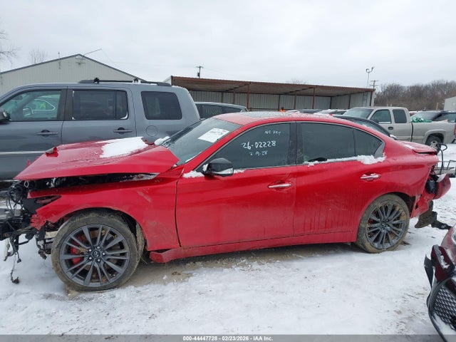 2023 Infiniti Q50 Red Sport 400 Awd მანქანა იყიდება აუქციონზე, vin: JN1FV7DR6PM590028, აუქციონის ნომერი: 44447728