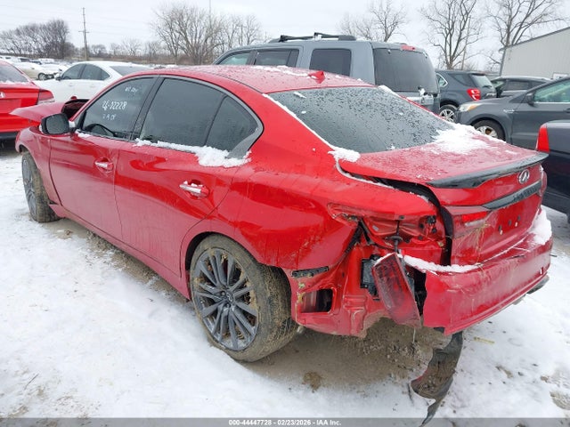 2023 Infiniti Q50 Red Sport 400 Awd მანქანა იყიდება აუქციონზე, vin: JN1FV7DR6PM590028, აუქციონის ნომერი: 44447728