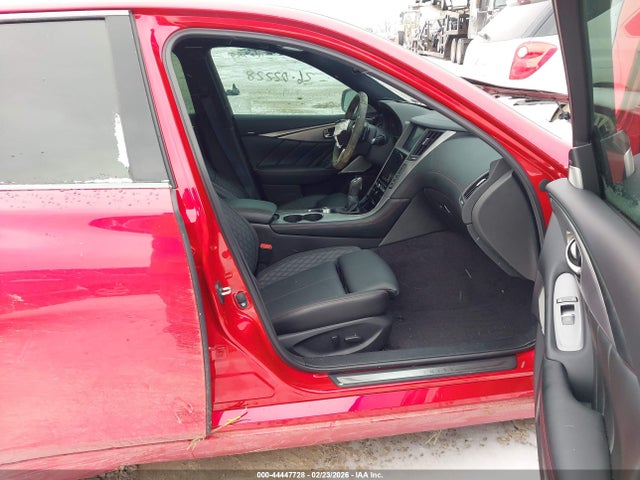 2023 Infiniti Q50 Red Sport 400 Awd მანქანა იყიდება აუქციონზე, vin: JN1FV7DR6PM590028, აუქციონის ნომერი: 44447728