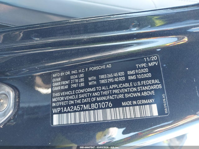 2021 PORSCHE MACAN WP1AA2A57MLB01076 Photo 8