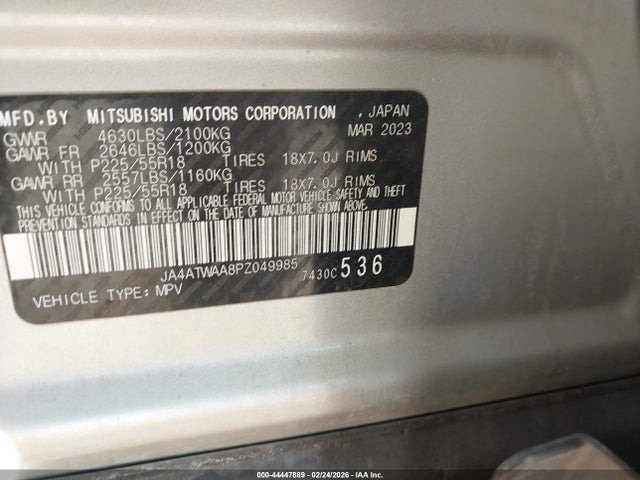 2023 MITSUBISHI ECLIPSE CROSS JA4ATWAA8PZ049985 Photo 8