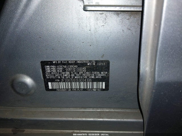 2014 SUBARU IMPREZA WRX JF1GV7E61EG014306 Photo 8