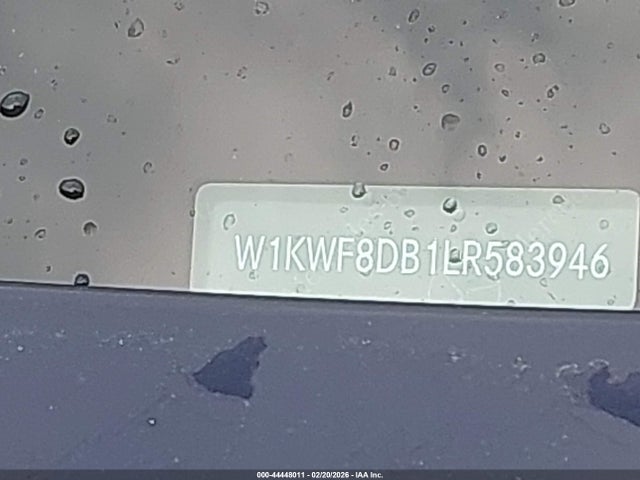 Продажа на аукционе авто 2020 Mercedes-benz C 300, vin: W1KWF8DB1LR583946, номер лота: 44448011