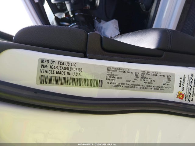 2020 JEEP GRAND CHEROKEE 1C4RJEAG9LC407198 Photo 8