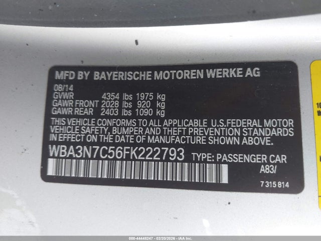 BMW 428i 2015 WBA3N7C56FK222793 Image 9