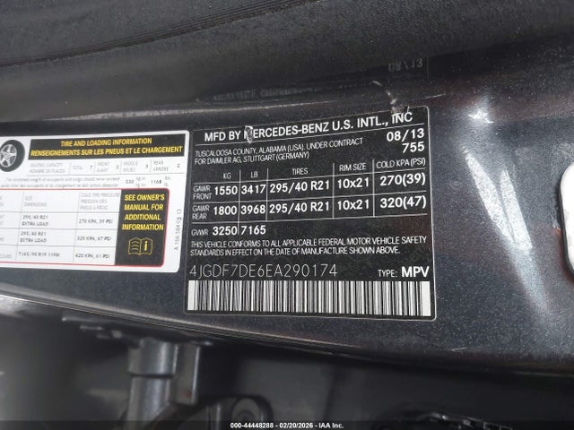 Mercedes-Benz Gl 550 4matic 2014 4JGDF7DE6EA290174 Image 9