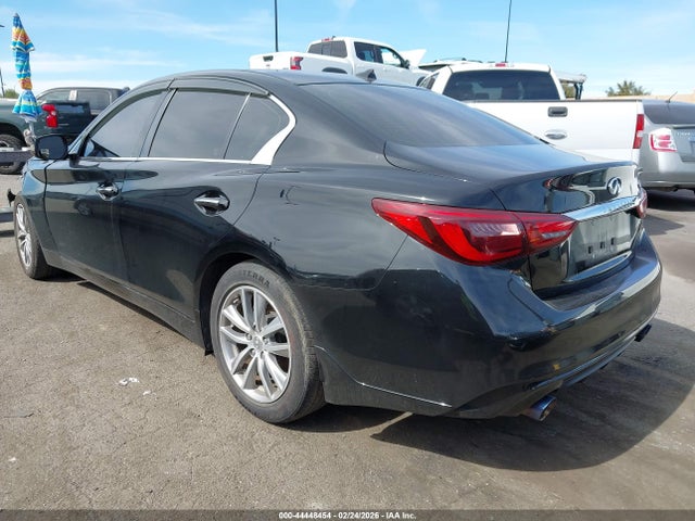 2021 Infiniti Q50 Pure მანქანა იყიდება აუქციონზე, vin: JN1EV7AP2MM705797, აუქციონის ნომერი: 44448454