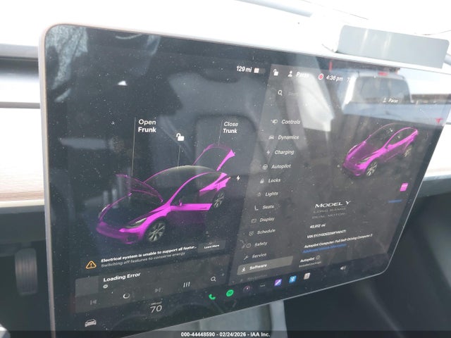 Продаж на аукціоні авто 2021 Tesla Model Y Long Range Dual Motor All-wheel Drive, vin: 5YJYGDEE0MF140471, номер лоту: 44448590