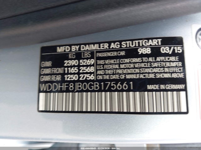 Продажа на аукционе авто 2016 Mercedes-benz E 350 4matic, vin: WDDHF8JB0GB175661, номер лота: 44448649