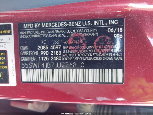 2018 MERCEDES-BENZ C 300 55SWF4JB7JU276810 Photo 8