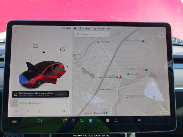 44448732 :رقم المزاد ، 5YJ3E1EB4LF627871 vin ، 2020 Tesla Model 3 Long Range Dual Motor All-wheel Drive مزاد بيع