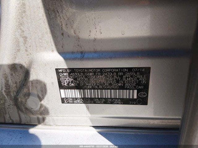 2014 LEXUS GS 350 JTHBE1BL8E5042920 Photo 8