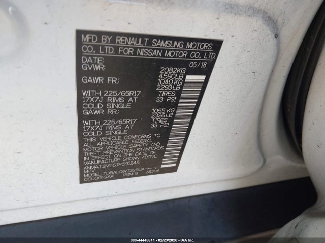 Nissan ROGUE SV 2018 KNMAT2MT6JP591245 Image 9