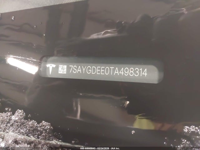 44448843 :رقم المزاد ، 7SAYGDEE0TA498314 vin ، 2026 Tesla Model Y Long Range Launch Series/premium All-wheel Drive مزاد بيع