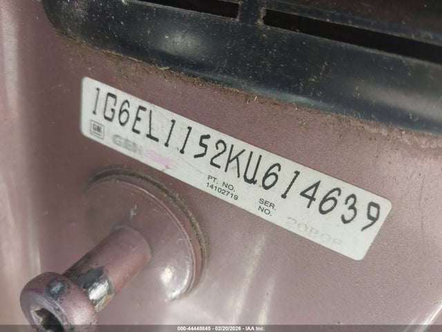 1989 CADILLAC ELDORADO 1G6EL1152KU614639 Photo 8