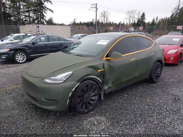 2021 TESLA MODEL Y 5YJYGAEE5MF217169 Photo 1
