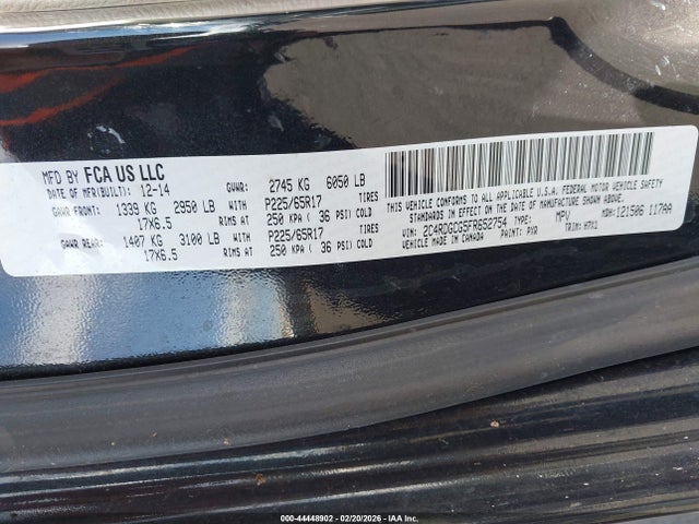 Dodge Grand Caravan Sxt 2015 2C4RDGCG5FR652754 Image 9