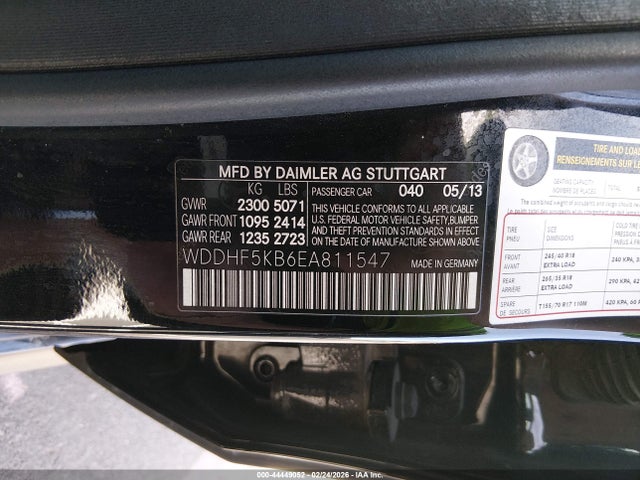 Mercedes-Benz E 350 2014 WDDHF5KB6EA811547 Image 9