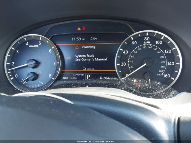 44449152 :رقم المزاد ، 3PCAJ5BB3SF101423 vin ، 2025 Infiniti Qx50 Luxe Awd مزاد بيع